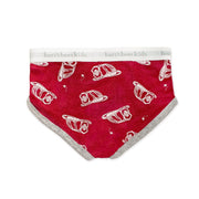 Puppy Party & Fire Fighter Hats Organic Cotton Toddler Boy Underwear 5 Pack Back